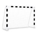 BRAMKA DO PIŁKI NOŻNEJ 300 X 200 X 120 CM NS-465 CZARNO-BIAŁA