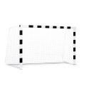 BRAMKA DO PIŁKI NOŻNEJ 300 X 200 X 120 CM NS-465 CZARNO-BIAŁA
