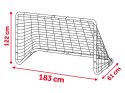 DUŻA BRAMKA DO PIŁKI NOŻNEJ ZESTAW 2 SZTUKI NEO-SPORT 183 X 122 X 61 CM