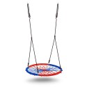 HUŚTAWKA BOCIANIE GNIAZDO SWINGO 95 CM NIEBIESKO-CZERWONA