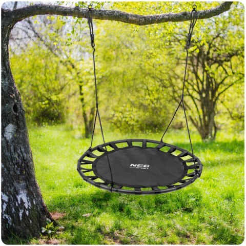 HUŚTAWKA BOCIANIE GNIAZDO SWINGO XXL 120 CM CZARNA HUŚTAWKA BOCIANIE GNIAZDO SWINGO XXL 120 CM CZARNA