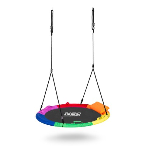 HUŚTAWKA BOCIANIE GNIAZDO SWINGO XXL WIELOKOLOROWA 110 CM HUŚTAWKA BOCIANIE GNIAZDO SWINGO XXL WIELOKOLOROWA 110 CM