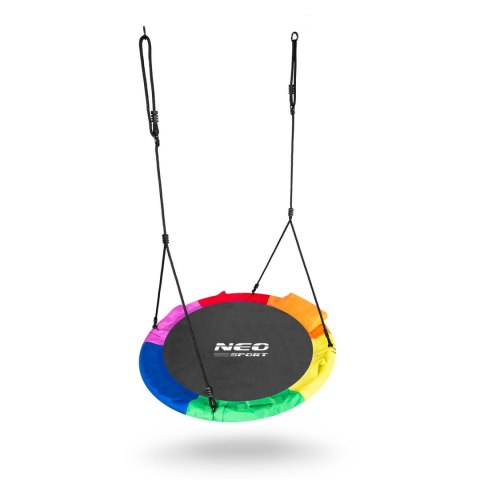 HUŚTAWKA BOCIANIE GNIAZDO SWINGO XXL WIELOKOLOROWA 120 CM HUŚTAWKA BOCIANIE GNIAZDO SWINGO XXL WIELOKOLOROWA 120 CM