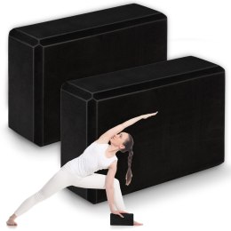 KOSTKA PIANKOWA DO JOGI - ZESTAW 2 SZTUKI NS-962 CZARNA