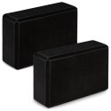 KOSTKA PIANKOWA DO JOGI - ZESTAW 2 SZTUKI NS-962 CZARNA