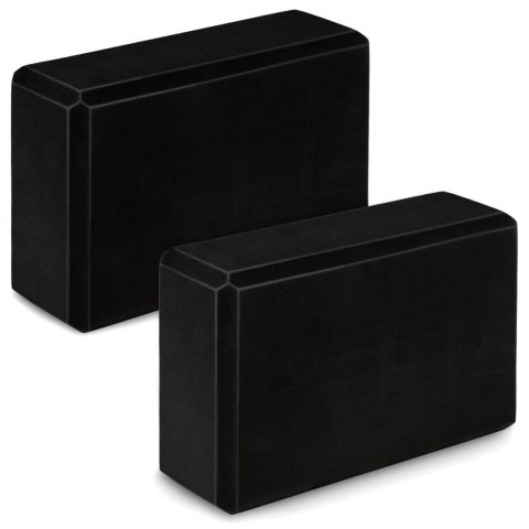 KOSTKA PIANKOWA DO JOGI - ZESTAW 2 SZTUKI NS-962 CZARNA KOSTKA PIANKOWA DO JOGI - ZESTAW 2 SZTUKI NS-962 CZARNA