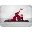 MATA DO ĆWICZEŃ Z OTWORAMI GRUBA 183 X 60 CM NEO-SPORT - 192000 CZARNA