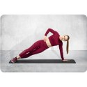 MATA DO ĆWICZEŃ Z OTWORAMI GRUBA 183 X 60 CM NEO-SPORT - 192000 CZARNA