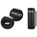 MATA DO ĆWICZEŃ Z OTWORAMI GRUBA 183 X 60 CM NEO-SPORT - 192000 CZARNA
