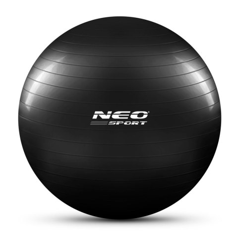 PIŁKA DO ĆWICZEŃ 75 CM NS-952 CZARNA PIŁKA DO ĆWICZEŃ 75 CM NS-952 CZARNA