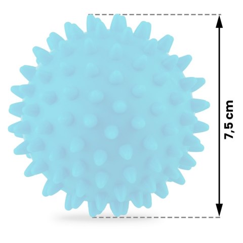 PIŁKA DO MASAŻU I FITNESS 7,5CM NS-957 NIEBIESKA PIŁKA DO MASAŻU I FITNESS 7,5CM NS-957 NIEBIESKA