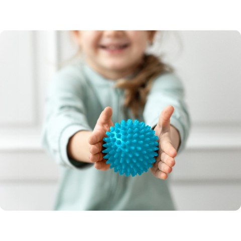 PIŁKA DO MASAŻU I FITNESS 7,5CM NS-957 NIEBIESKA PIŁKA DO MASAŻU I FITNESS 7,5CM NS-957 NIEBIESKA