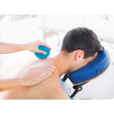 PIŁKA DO MASAŻU I FITNESS 7,5CM NS-957 NIEBIESKA PIŁKA DO MASAŻU I FITNESS 7,5CM NS-957 NIEBIESKA