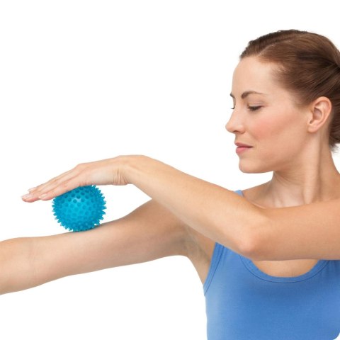 PIŁKA DO MASAŻU I FITNESS 7,5CM NS-957 NIEBIESKA PIŁKA DO MASAŻU I FITNESS 7,5CM NS-957 NIEBIESKA