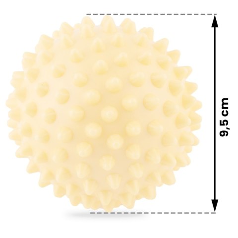 PIŁKA DO MASAŻU I FITNESS 9,5CM NS-957 ŻÓŁTA PIŁKA DO MASAŻU I FITNESS 9,5CM NS-957 ŻÓŁTA