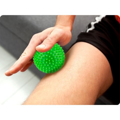 PIŁKA DO MASAŻU I FITNESS 9CM NS-957 ZIELONA PIŁKA DO MASAŻU I FITNESS 9CM NS-957 ZIELONA