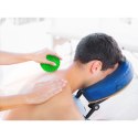PIŁKA DO MASAŻU I FITNESS 9CM NS-957 ZIELONA