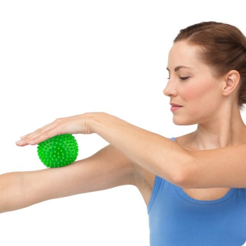 PIŁKA DO MASAŻU I FITNESS 9CM NS-957 ZIELONA PIŁKA DO MASAŻU I FITNESS 9CM NS-957 ZIELONA