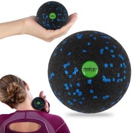 PIŁKA DO MASAŻU I FITNESS NS-965 CZARNO-NIEBIESKA