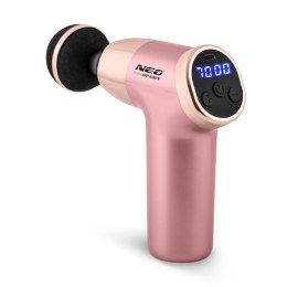 PISTOLET DO MASAŻU CIAŁA 8 NAKŁADEK NS-500 NEO-SPORT RÓŻOWY