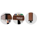 STÓŁ DO GRY W BILARD 122 X 61 X 76 CM NS-807 CIEMNY BRĄZ