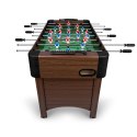 STÓŁ DO GRY W PIŁKARZYKI NEOSPORT 118X61X79 CM NS-804 CIEMNY BRĄZ