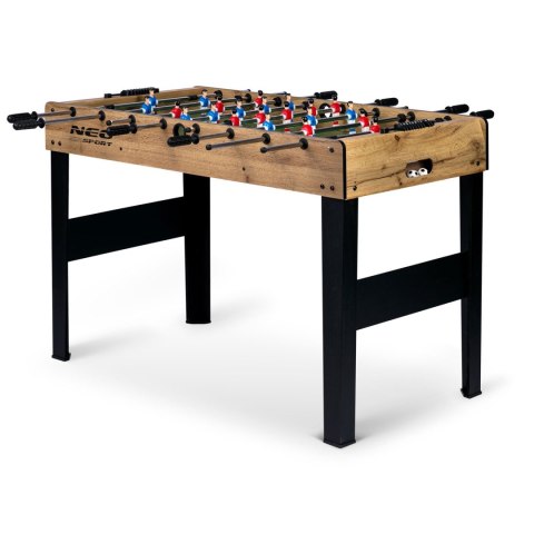 STÓŁ DO GRY W PIŁKARZYKI NEOSPORT 118X61X79CM NS-805 DREWNIANY STÓŁ DO GRY W PIŁKARZYKI NEOSPORT 118X61X79CM NS-805 DREWNIANY