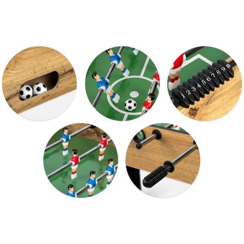 STÓŁ DO GRY W PIŁKARZYKI NEOSPORT 118X61X79CM NS-805 DREWNIANY STÓŁ DO GRY W PIŁKARZYKI NEOSPORT 118X61X79CM NS-805 DREWNIANY