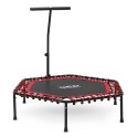 TRAMPOLINA FITNESS Z UCHWYTEM 127 CM NEO-SPORT - SZEŚCIOKĄTNA CZERWONA