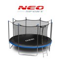 TRAMPOLINA OGRODOWA 13FT/404CM Z SIATKĄ WEWNĘTRZNĄ I DRABINKĄ NEO-SPORT