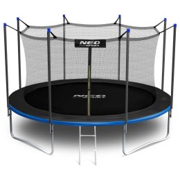 TRAMPOLINA OGRODOWA 14FT/435CM Z SIATKĄ WEWNĘTRZNĄ I DRABINKĄ NEO-SPORT