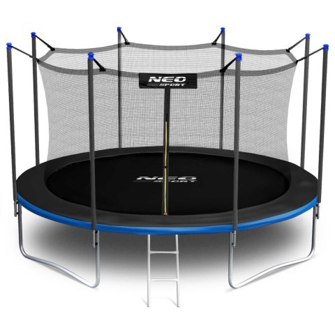 TRAMPOLINA OGRODOWA 14FT/435CM Z SIATKĄ WEWNĘTRZNĄ I DRABINKĄ NEO-SPORT TRAMPOLINA OGRODOWA 14FT/435CM Z SIATKĄ WEWNĘTRZNĄ I DRABINKĄ NEO-SPORT