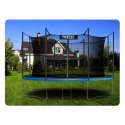 TRAMPOLINA OGRODOWA 14FT/435CM Z SIATKĄ WEWNĘTRZNĄ I DRABINKĄ NEO-SPORT