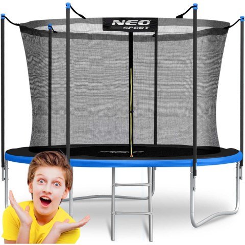 TRAMPOLINA OGRODOWA 6FT/183CM Z SIATKĄ WEWNĘTRZNĄ I DRABINKĄ NEO-SPORT TRAMPOLINA OGRODOWA 6FT/183CM Z SIATKĄ WEWNĘTRZNĄ I DRABINKĄ NEO-SPORT