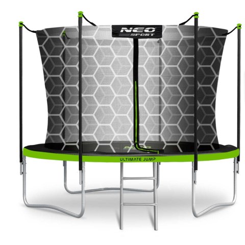 TRAMPOLINA OGRODOWA 8FT/252CM Z SIATKĄ WEWNĘTRZNĄ I DRABINKĄ NEO-SPORT TRAMPOLINA OGRODOWA 8FT/252CM Z SIATKĄ WEWNĘTRZNĄ I DRABINKĄ NEO-SPORT