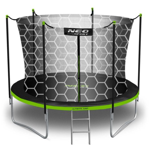 TRAMPOLINA OGRODOWA 8FT/252CM Z SIATKĄ WEWNĘTRZNĄ I DRABINKĄ NEO-SPORT TRAMPOLINA OGRODOWA 8FT/252CM Z SIATKĄ WEWNĘTRZNĄ I DRABINKĄ NEO-SPORT