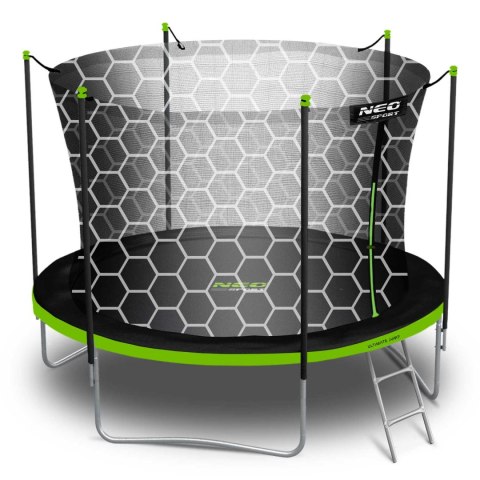 TRAMPOLINA OGRODOWA 8FT/252CM Z SIATKĄ WEWNĘTRZNĄ I DRABINKĄ NEO-SPORT TRAMPOLINA OGRODOWA 8FT/252CM Z SIATKĄ WEWNĘTRZNĄ I DRABINKĄ NEO-SPORT