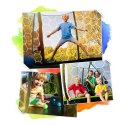 TRAMPOLINA OGRODOWA 8FT/252CM Z SIATKĄ WEWNĘTRZNĄ I DRABINKĄ NEO-SPORT