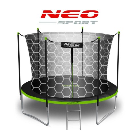 TRAMPOLINA OGRODOWA 8FT/252CM Z SIATKĄ WEWNĘTRZNĄ I DRABINKĄ NEO-SPORT TRAMPOLINA OGRODOWA 8FT/252CM Z SIATKĄ WEWNĘTRZNĄ I DRABINKĄ NEO-SPORT