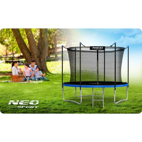 TRAMPOLINA OGRODOWA 8FT/252CM Z SIATKĄ WEWNĘTRZNĄ I DRABINKĄ NEO-SPORT TRAMPOLINA OGRODOWA 8FT/252CM Z SIATKĄ WEWNĘTRZNĄ I DRABINKĄ NEO-SPORT