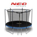 TRAMPOLINA OGRODOWA 8FT/252CM Z SIATKĄ WEWNĘTRZNĄ I DRABINKĄ NEO-SPORT