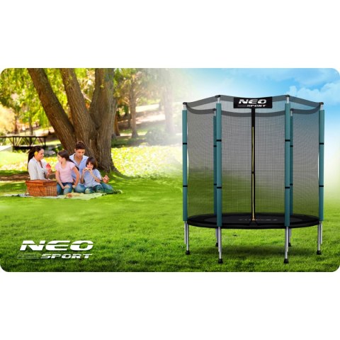 TRAMPOLINA OGRODOWA DLA DZIECI 140 CM 4,5FT NEO-SPORT TRAMPOLINA OGRODOWA DLA DZIECI 140 CM 4,5FT NEO-SPORT