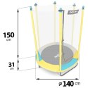 TRAMPOLINA OGRODOWA DLA DZIECI 140 CM 4,5FT NEO-SPORT