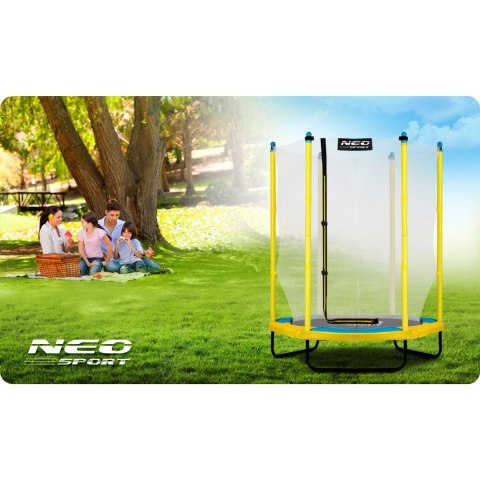 TRAMPOLINA OGRODOWA DLA DZIECI 140 CM 4,5FT NEO-SPORT TRAMPOLINA OGRODOWA DLA DZIECI 140 CM 4,5FT NEO-SPORT