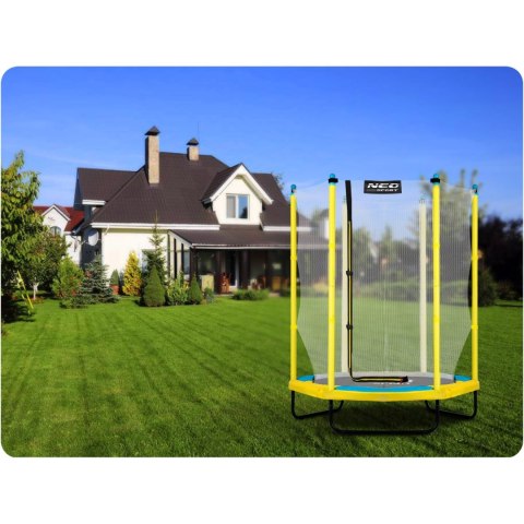 TRAMPOLINA OGRODOWA DLA DZIECI 140 CM 4,5FT NEO-SPORT TRAMPOLINA OGRODOWA DLA DZIECI 140 CM 4,5FT NEO-SPORT