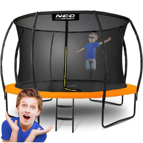 TRAMPOLINA OGRODOWA PROFILOWANA 12FT/374CM Z SIATKĄ WEWNĘTRZNĄ NEO-SPORT TRAMPOLINA OGRODOWA PROFILOWANA 12FT/374CM Z SIATKĄ WEWNĘTRZNĄ NEO-SPORT