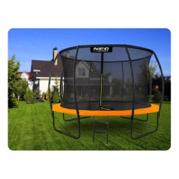 TRAMPOLINA OGRODOWA PROFILOWANA 12FT/374CM Z SIATKĄ WEWNĘTRZNĄ NEO-SPORT