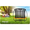 TRAMPOLINA OGRODOWA PROFILOWANA 8FT/252CM Z SIATKĄ WEWNĘTRZNĄ NEO-SPORT