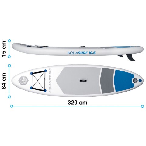 DESKA SUP AQUASURF 320 X 84 X 15 CM NEO-SPORT 170200 DESKA SUP AQUASURF 320 X 84 X 15 CM NEO-SPORT 170200