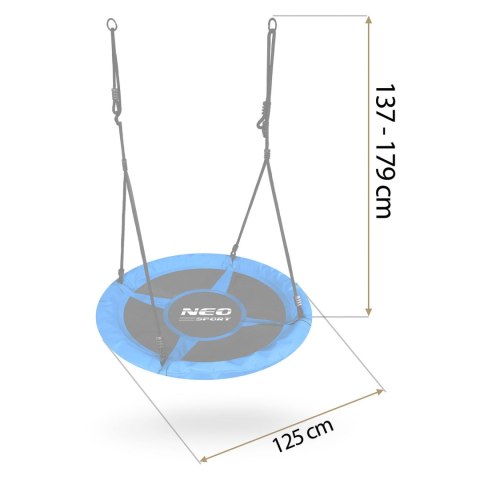 HUŚTAWKA BOCIANIE GNIAZDO NEO-SPORT SWINGO 110 CM HUŚTAWKA BOCIANIE GNIAZDO NEO-SPORT SWINGO 110 CM